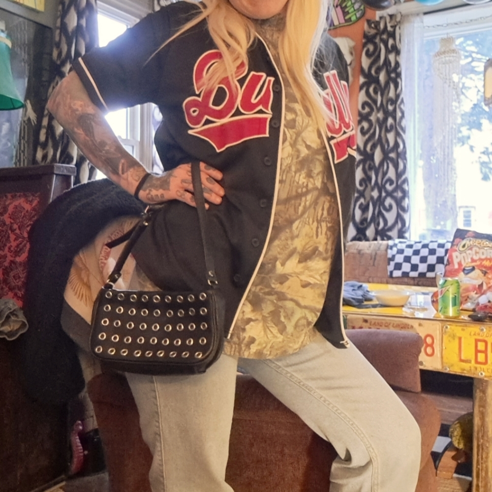 Mini studded purse